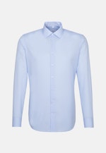 Slim Business Hemd Uni in Mittelblau |  Seidensticker Onlineshop