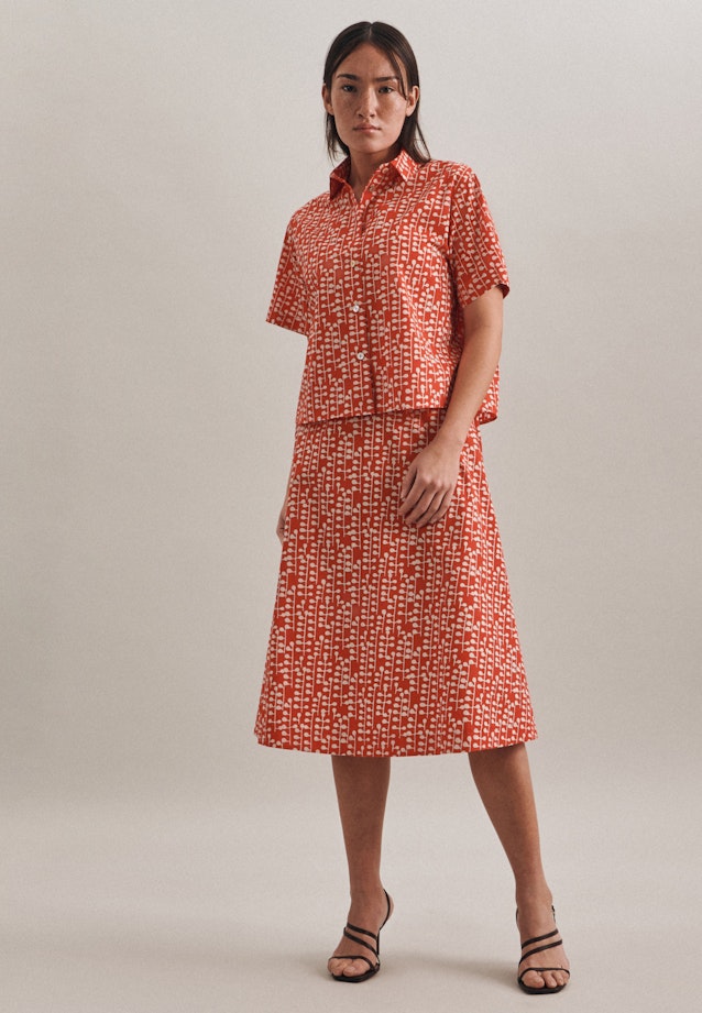 Rock Druck in Rot |  Seidensticker Onlineshop