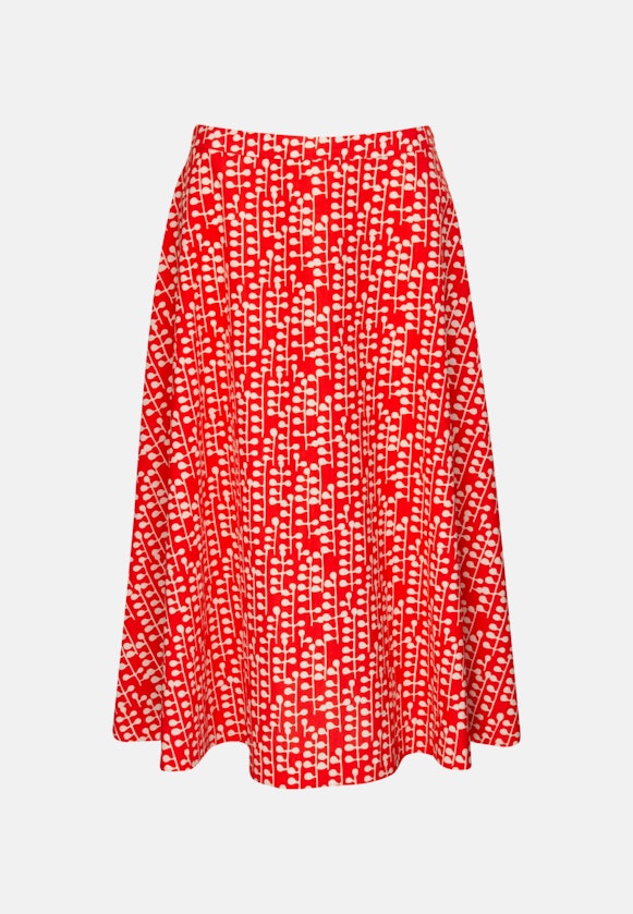 Rock Druck in Rot |  Seidensticker Onlineshop