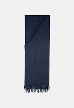 viscose blend Scarf in Dark Blue |  Seidensticker Onlineshop