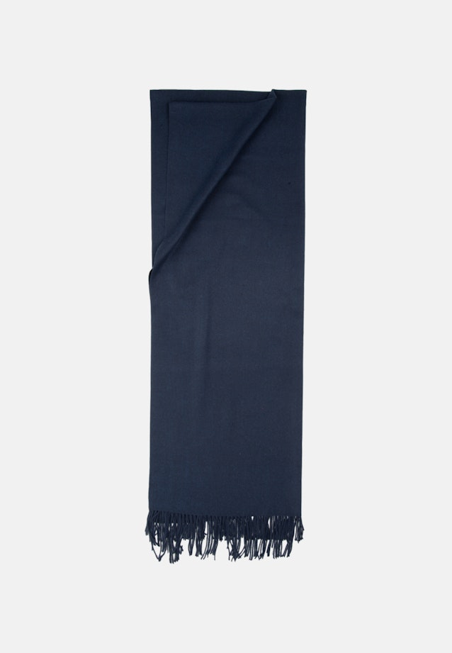 viscose blend Scarf in Dark Blue |  Seidensticker Onlineshop