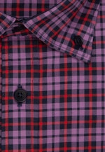 Regular Business Hemd Karo in Lila |  Seidensticker Onlineshop