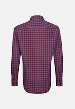 Regular Business Hemd Karo in Lila |  Seidensticker Onlineshop