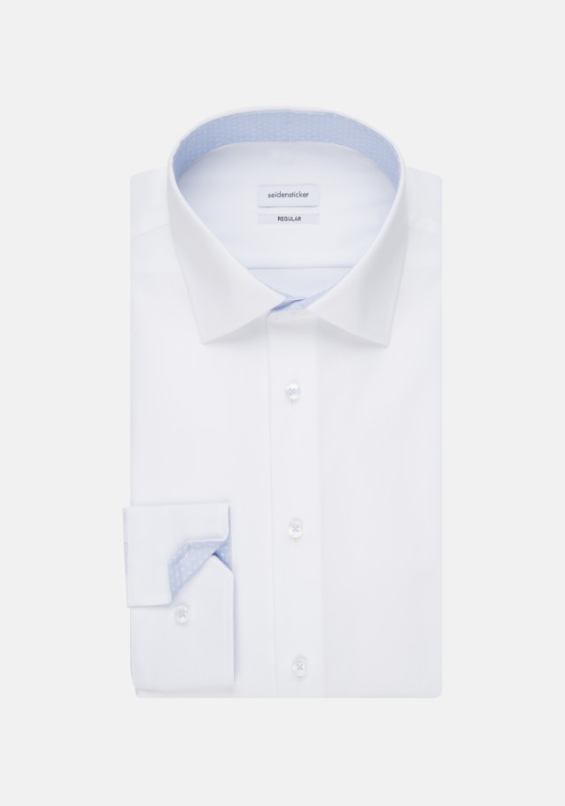 Regular Business Hemd Uni in Weiß | Seidensticker Onlineshop