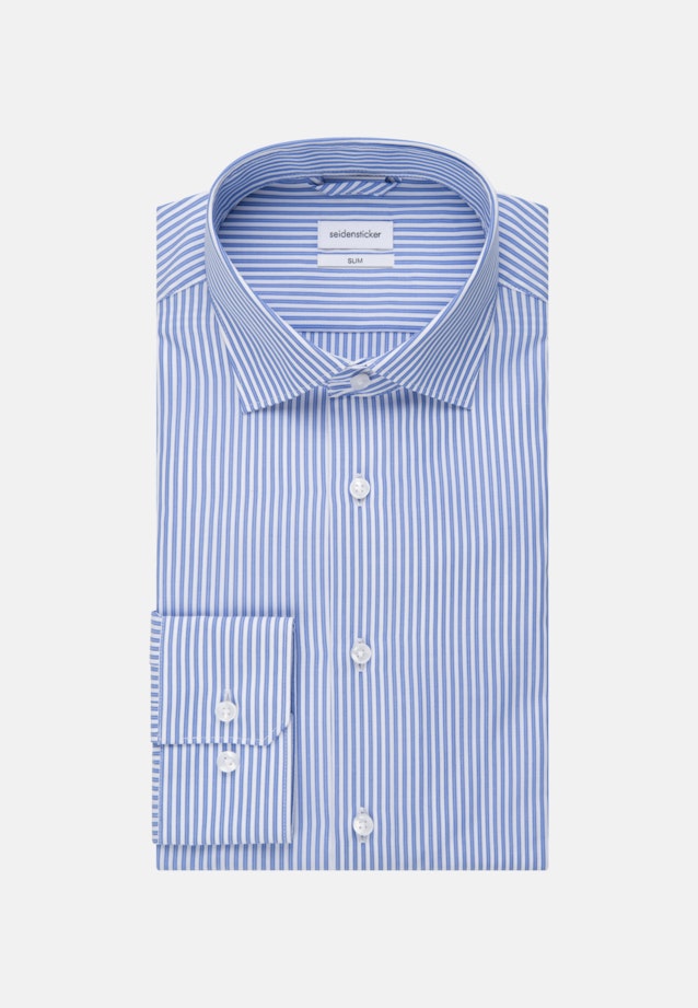 Slim Business Hemd Streifen in Hellblau |  Seidensticker Onlineshop
