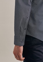 Slim Oxfordhemd Druck in Dunkelblau |  Seidensticker Onlineshop