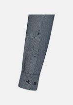 X-Slim Oxfordhemd Druck in Dunkelblau |  Seidensticker Onlineshop