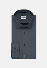 X-Slim Oxfordhemd Druck in Dunkelblau |  Seidensticker Onlineshop