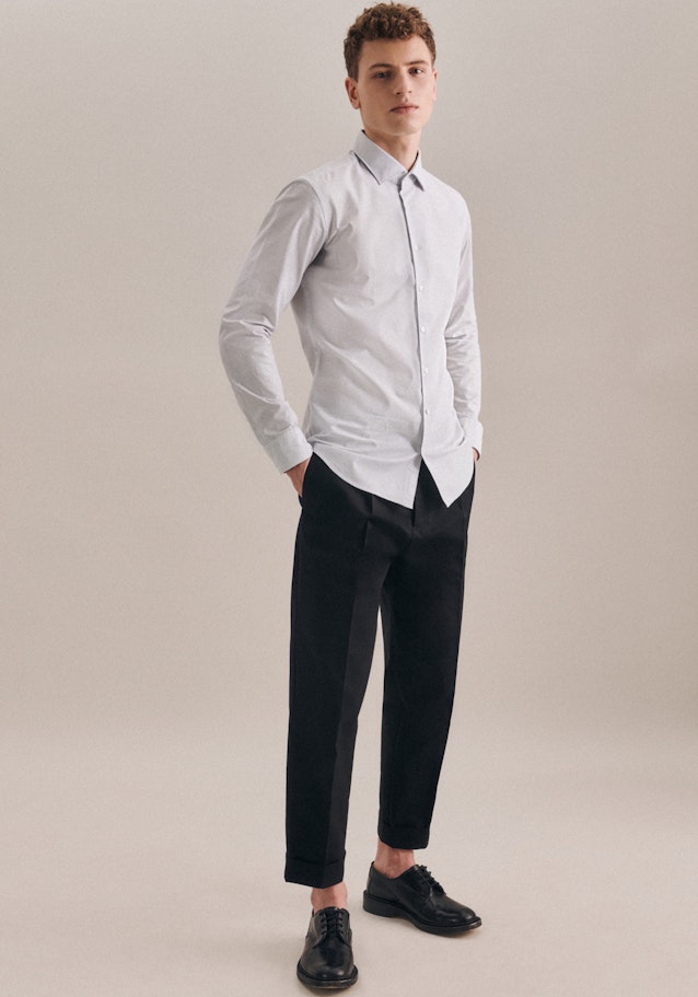Oxford Oxfordhemd in X-Slim mit Kentkragen in Weiß |  Seidensticker Onlineshop