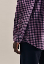 Regular Chemise Business carreaux in Lilas |  Seidensticker Onlineshop