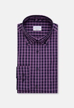 Regular Chemise Business carreaux in Lilas |  Seidensticker Onlineshop