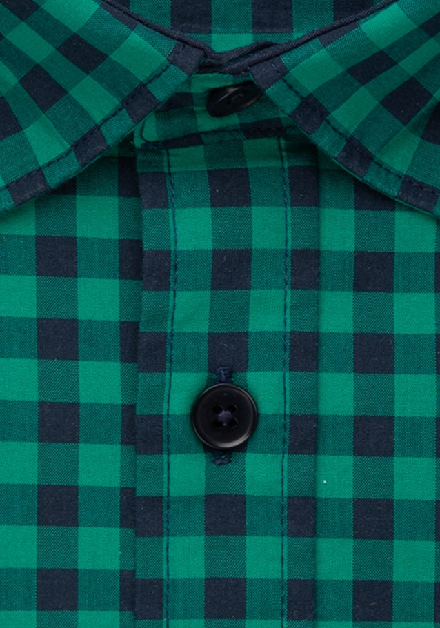 Chemise Business Regular Popeline Col Boutonné in Vert |  Seidensticker Onlineshop