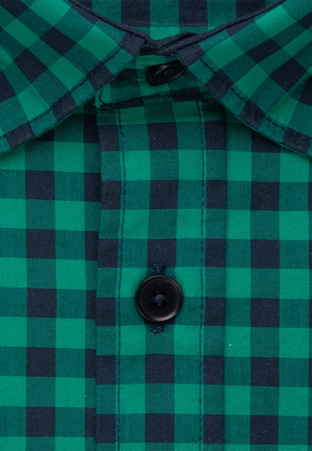 Popeline Business Hemd in Regular mit Button-Down-Kragen in Grün |  Seidensticker Onlineshop