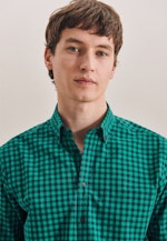 Regular Business Hemd Karo in Grün |  Seidensticker Onlineshop