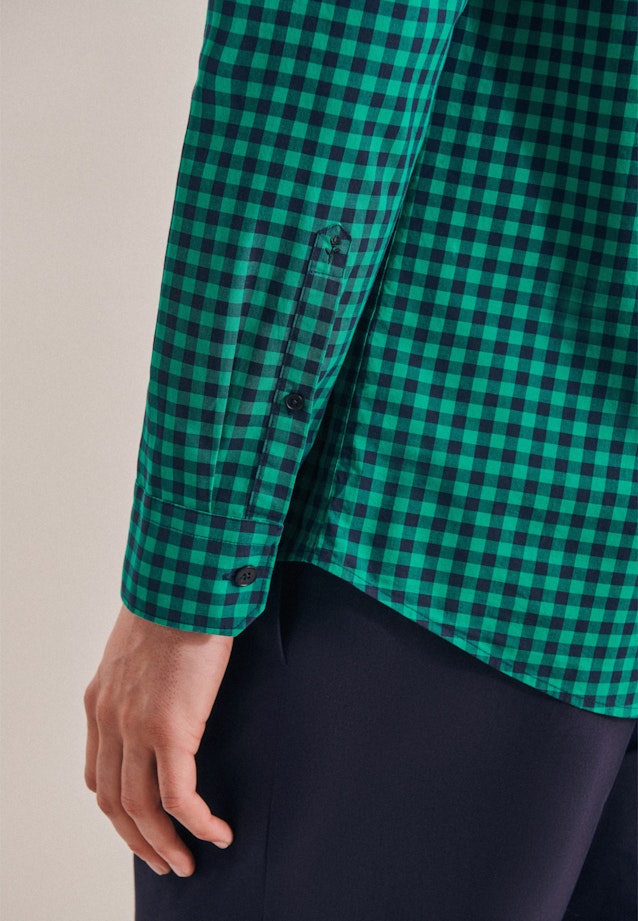 Regular Business Hemd Karo in Grün |  Seidensticker Onlineshop