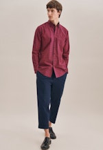 Regular Business Hemd Karo in Rot |  Seidensticker Onlineshop