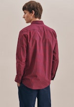 Regular Business Hemd Karo in Rot |  Seidensticker Onlineshop