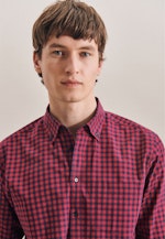 Regular Business Hemd Karo in Rot |  Seidensticker Onlineshop