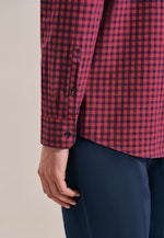 Regular Business Hemd Karo in Rot |  Seidensticker Onlineshop