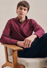 Regular Business Hemd Karo in Rot |  Seidensticker Onlineshop