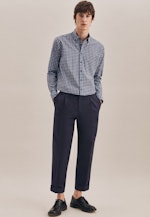 Regular Business Hemd Karo in Hellblau |  Seidensticker Onlineshop