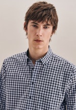 Regular Business Hemd Karo in Hellblau |  Seidensticker Onlineshop