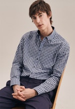 Regular Business Hemd Karo in Hellblau |  Seidensticker Onlineshop