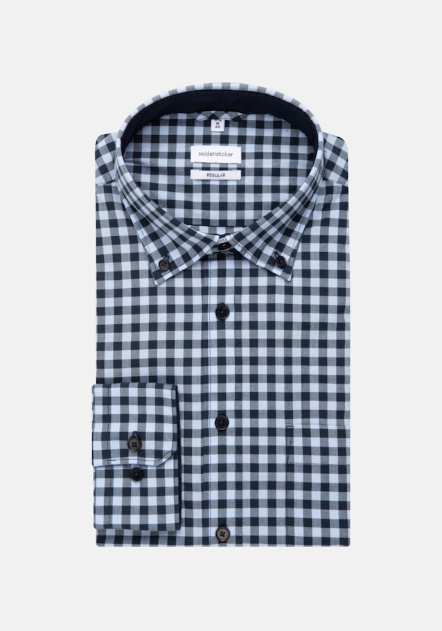 Business Shirt in Regular with Button-Down-Collar in Light Blue |  Seidensticker Onlineshop