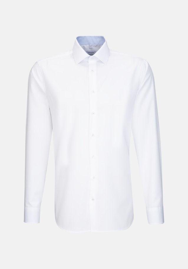 Chemise Business Shaped Popeline Col Kent in Blanc |  Seidensticker Onlineshop