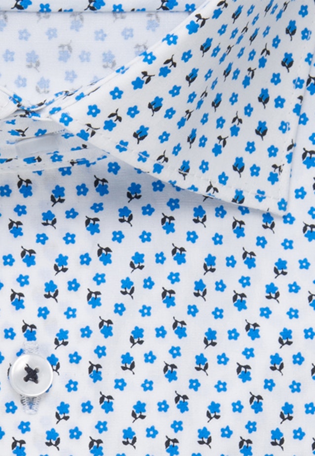 Slim Chemise Business Imprimé in Turquoise |  Seidensticker Onlineshop