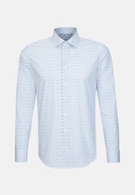 Slim Chemise Business Imprimé in Turquoise |  Seidensticker Onlineshop