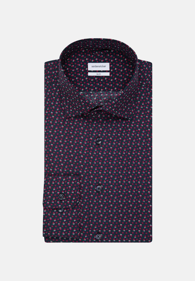 Slim Business Hemd Print in Rot |  Seidensticker Onlineshop