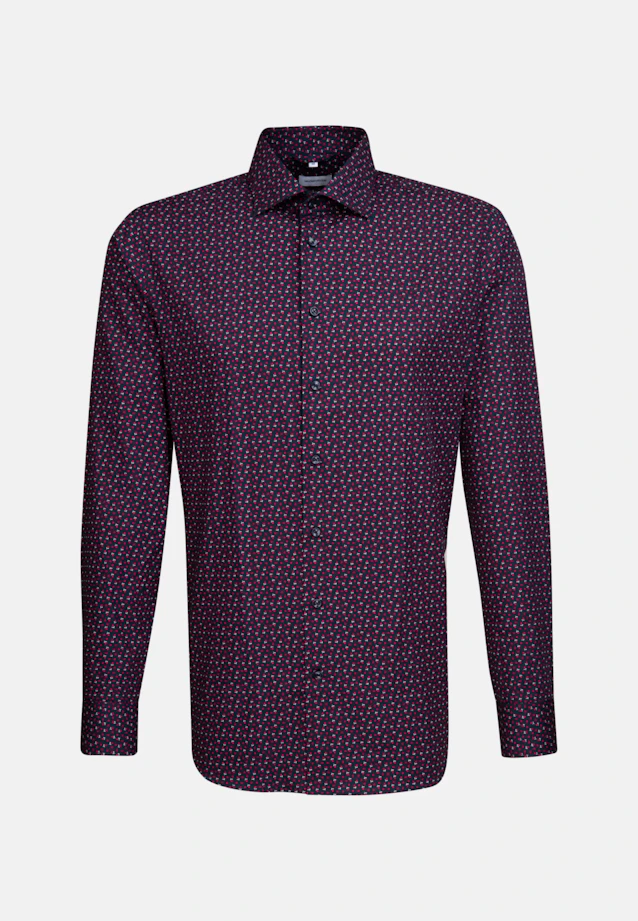 Slim Business Hemd Print in Rot |  Seidensticker Onlineshop