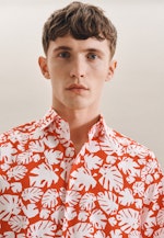 Regular Business Shirt Print in Red |  Seidensticker Onlineshop