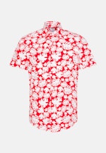 Regular Business Shirt Print in Red |  Seidensticker Onlineshop