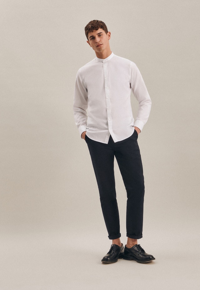 Shaped Business Shirt Uni in White |  Seidensticker Onlineshop