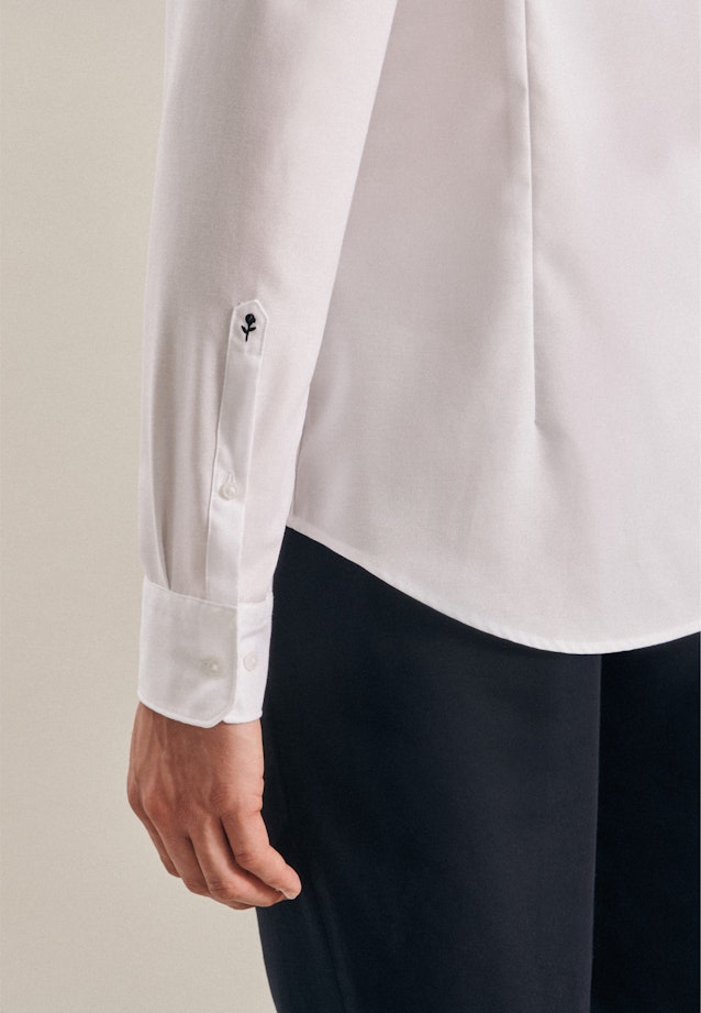 Shaped Business Hemd Uni in Weiß |  Seidensticker Onlineshop