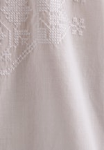 Blouse à col montant Broderie in Blanc |  Seidensticker Onlineshop