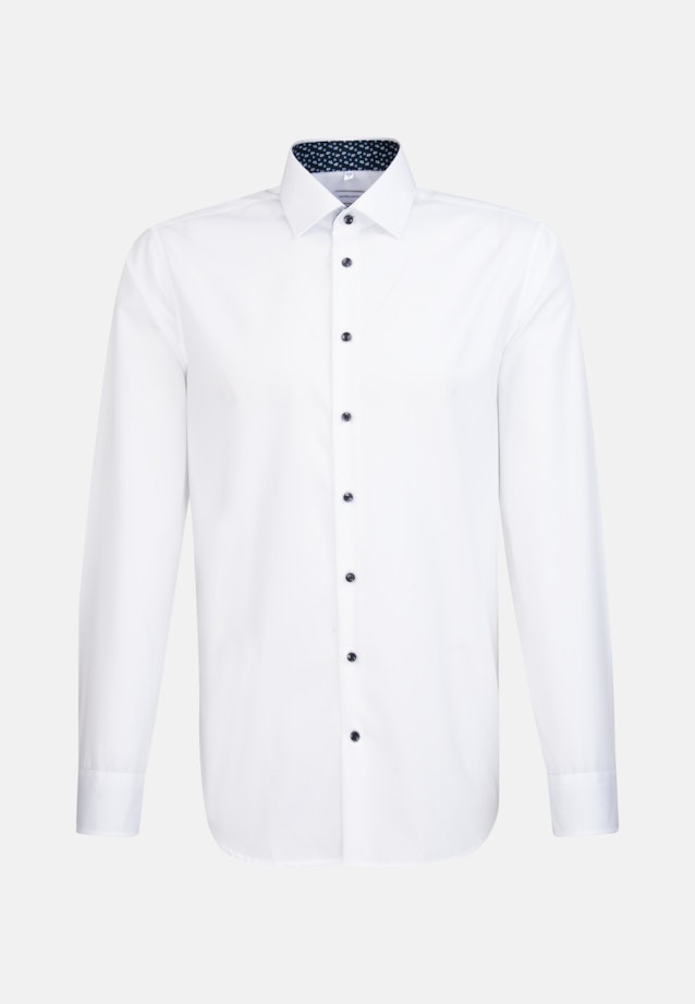 Slim Business Hemd Uni in Weiß |  Seidensticker Onlineshop