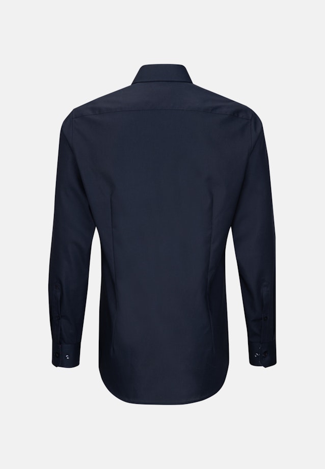Slim Business Hemd Uni in Dunkelblau |  Seidensticker Onlineshop