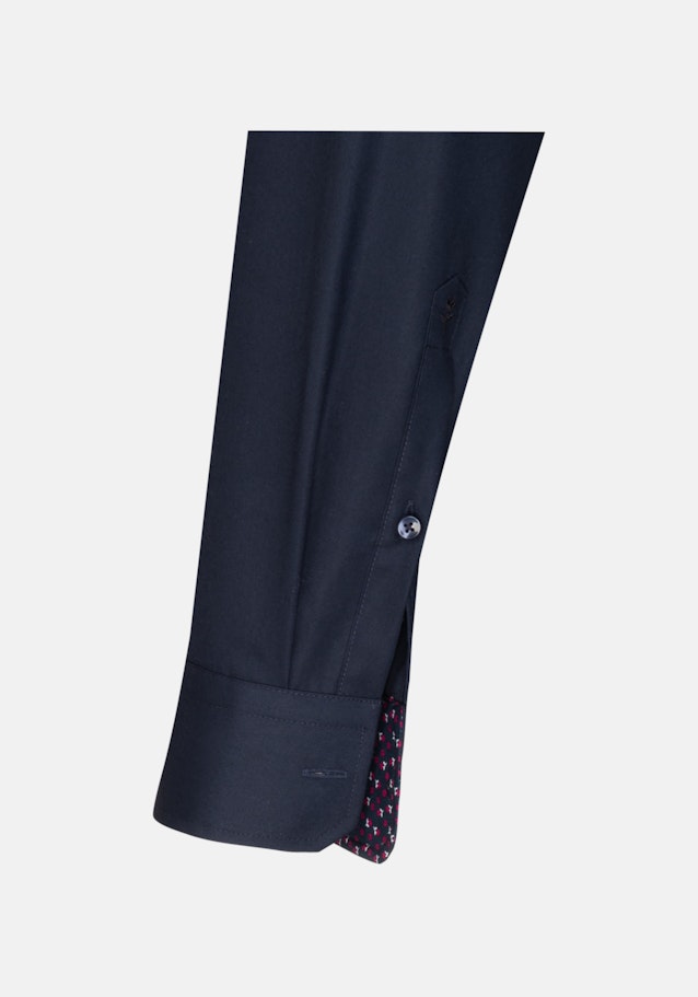 Slim Business Hemd Uni in Dunkelblau | Seidensticker Onlineshop