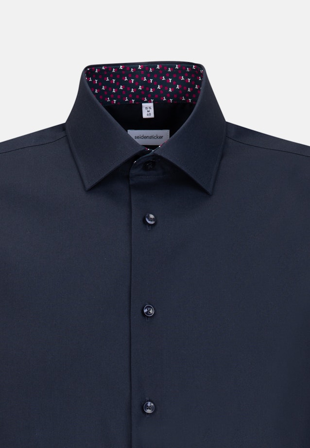 Slim Business Hemd Uni in Dunkelblau |  Seidensticker Onlineshop