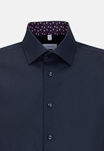 Slim Business Hemd Uni in Dunkelblau |  Seidensticker Onlineshop