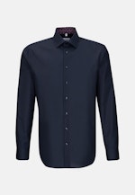 Slim Business Hemd Uni in Dunkelblau |  Seidensticker Onlineshop
