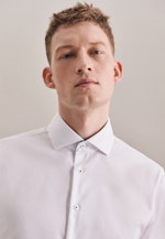 Shaped Business Hemd Uni in Weiß |  Seidensticker Onlineshop