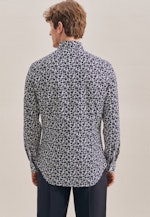 Slim Business Shirt Print in Dark Blue |  Seidensticker Onlineshop