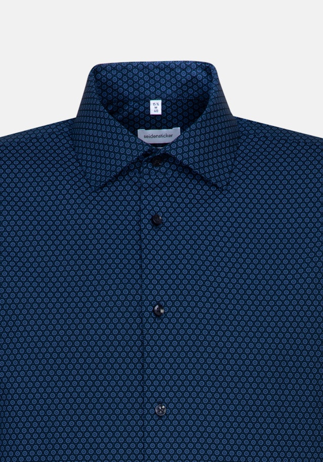 Popeline Business overhemd in Slim with Kentkraag and extra long sleeve in Lichtblauw |  Seidensticker Onlineshop