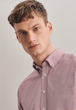 Regular Chemise Business carreaux in Rouge |  Seidensticker Onlineshop