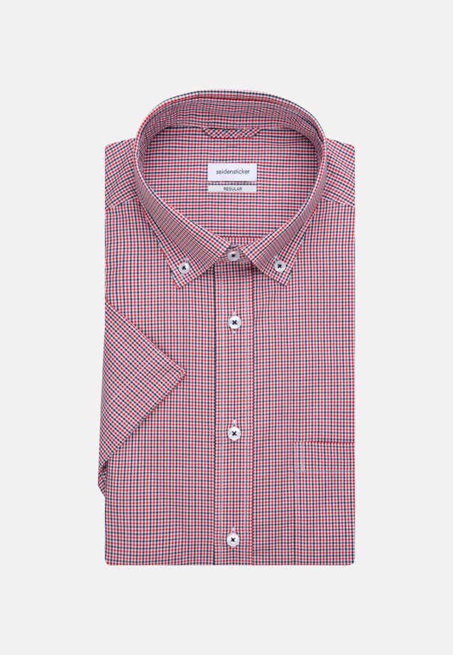 Regular Chemise Business carreaux in Rouge |  Seidensticker Onlineshop