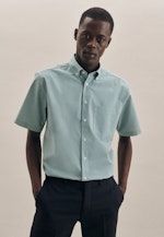 Regular Business Shirt Check in Green |  Seidensticker Onlineshop